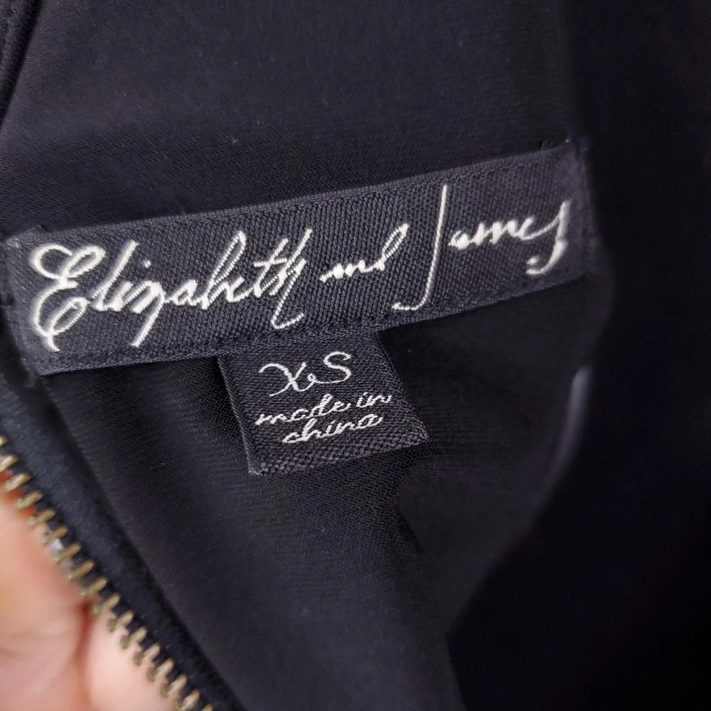 Elizabeth and James Black Round Neck Dress - Picture 6 of 7
